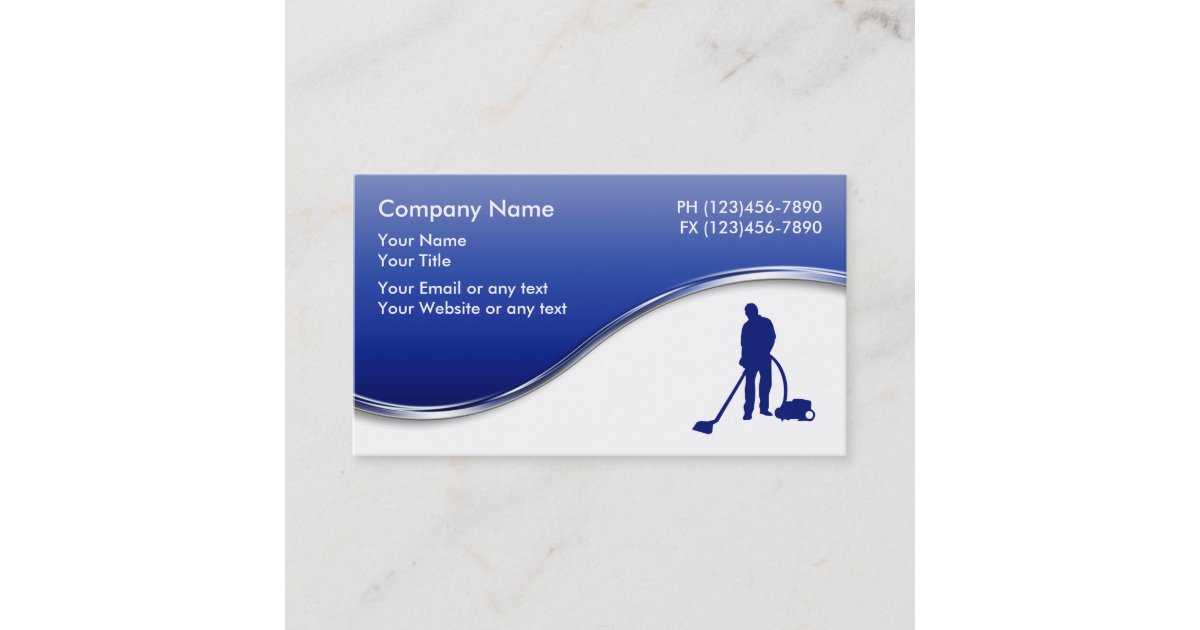 Carpet Cleaning Business Cards Zazzle