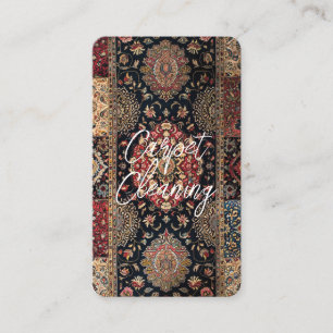 Carpet Cleaning Custom QR Business Card