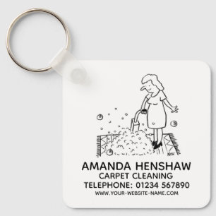 Carpet Cleaning Promotional Key Ring