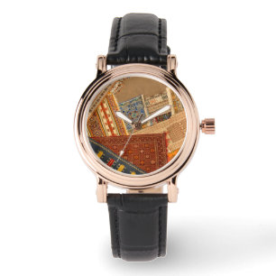Carpet Collage Close Up Watch