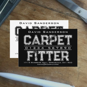 Carpet Fitter Business Card