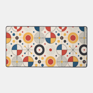 Carpet geometric design desk mat