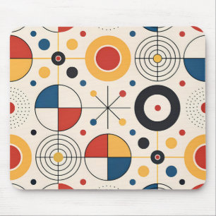 Carpet geometric design mouse pad