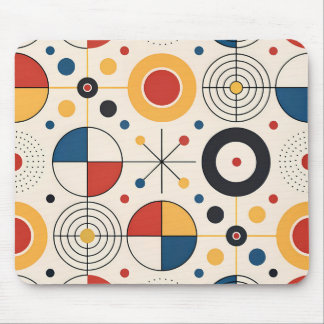 Carpet geometric design mouse pad