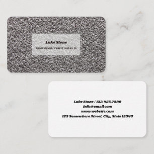 Carpet Installer Business Card