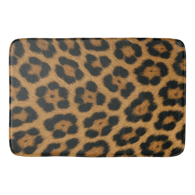 carpet Leopard Skin Texture Bath Mat (Front)
