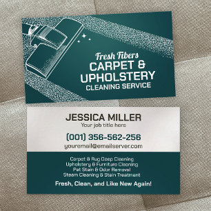 Carpet & Upholstery Cleaning Services Business Card