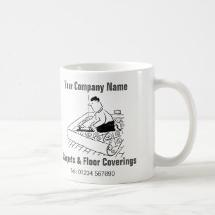 Carpets & Floor Coverings. Carpet Fitter Coffee Mug
