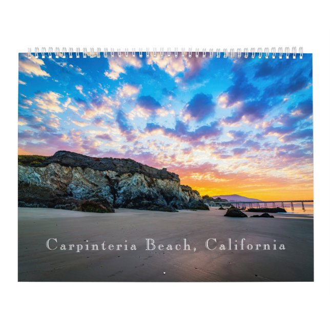 Carpinteria Beach, California Calendar (Cover)