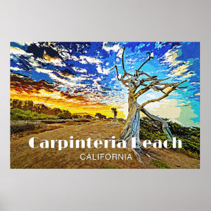 Carpinteria Beach Poster