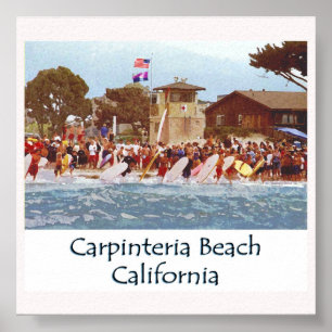 Carpinteria Beach Poster
