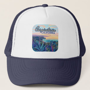 Carpinteria California Santa Barbara Ventura Beach Trucker Hat