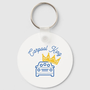 Carpool King Key-Chain Key Ring