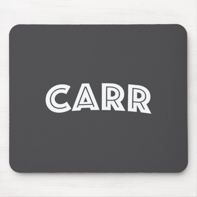 Carr  mouse pad (Front)