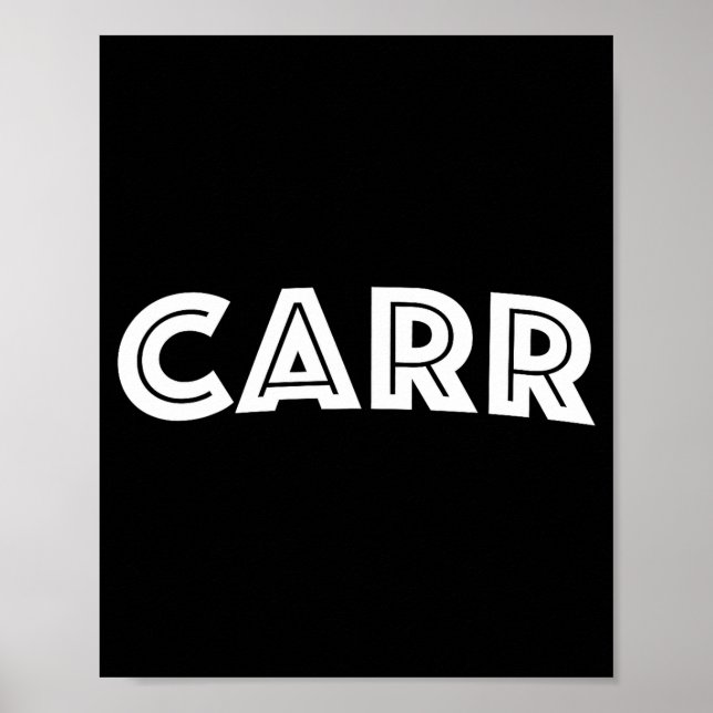 Carr  poster (Front)