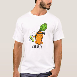 Carrate Funny Carrot Karate Pun  T-Shirt