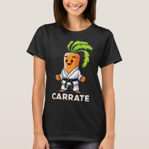 Carrate Funny Karate Carrot Teacher Student Martia T-Shirt