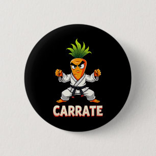 Carrate Karate Carrot Mma Students Trainer 1 6 Cm Round Badge