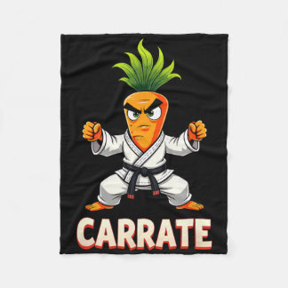 Carrate Karate Carrot Mma Students Trainer _1  Fleece Blanket