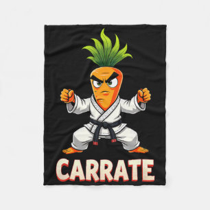 Carrate Karate Carrot Mma Students Trainer 1 Fleece Blanket