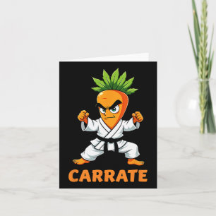 Carrate Karate Carrot Mma Students Trainer Card
