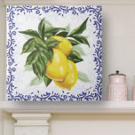 Carreaux en céramique avec des citrons ceramic tile<br><div class="desc">Carreaux en céramique avec des citrons

Ceramic tile with lemons,  Italian lemon decor,  Italian ceramic tile,  country French lemons tile,  toile ceramic tile,  lemon kitchen decor, </div>