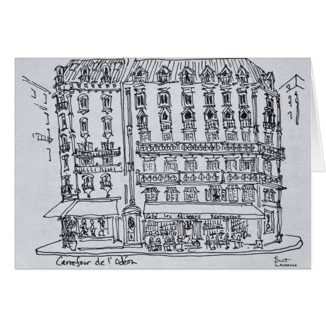 Carrefour de l'Odeon, Saint-Germain-des-Pres (Front Horizontal)