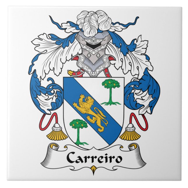 Carreiro Family Crest Tile (Front)