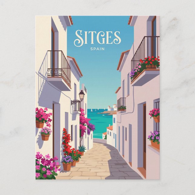 Carrer de la Mare de Déu Spain Postcard (Front)