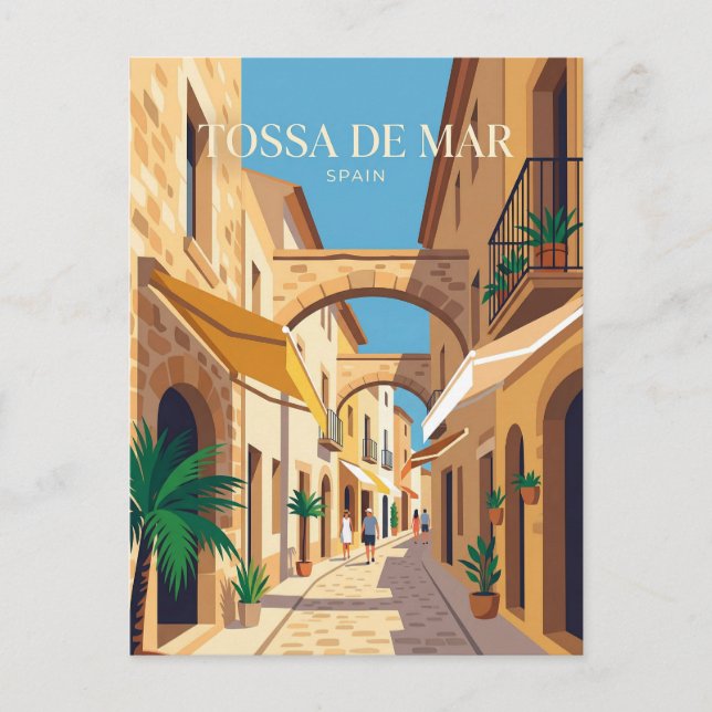 Carrer des Socors Spain Postcard (Front)