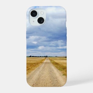 Carretera Boadilla del Camino - Itero de la Vega iPhone 15 Case