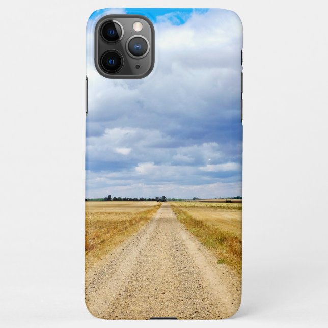 Carretera Boadilla del Camino - Itero de la Vega iPhone Case (Back)