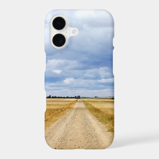 Carretera Boadilla del Camino - Itero de la Vega iPhone Case (Back)