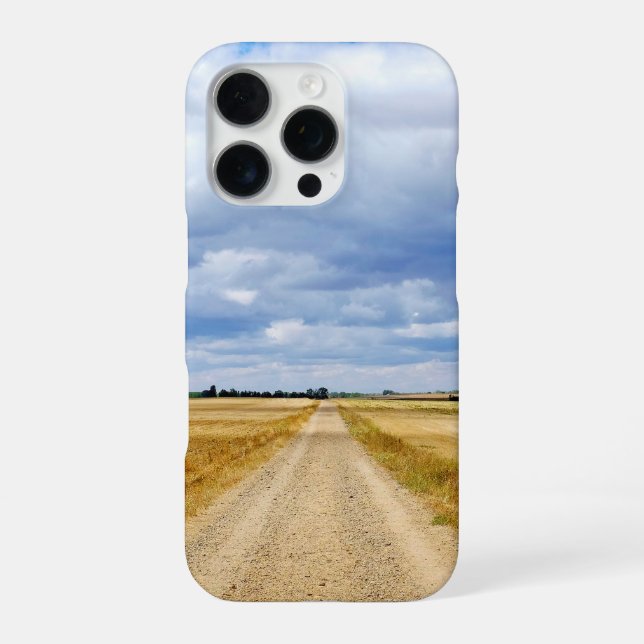 Carretera Boadilla del Camino - Itero de la Vega iPhone Case (Back)