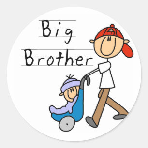 Carriage Big Brother Tshirts and Gifts Classic Round Sticker