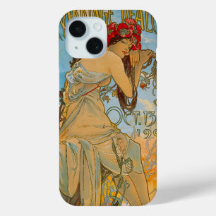 Carriage Dealers by Alphonse Mucha (1902) iPhone 15 Case
