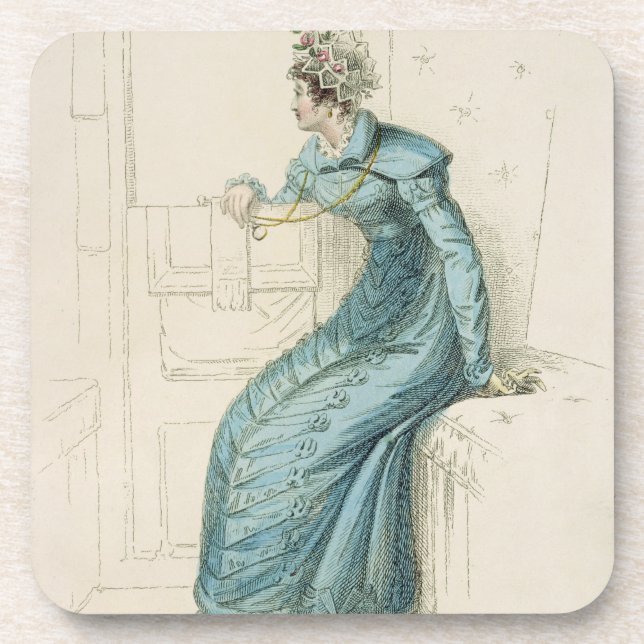 Carriage dress, fashion plate from Ackermann's Rep Coaster (Front)