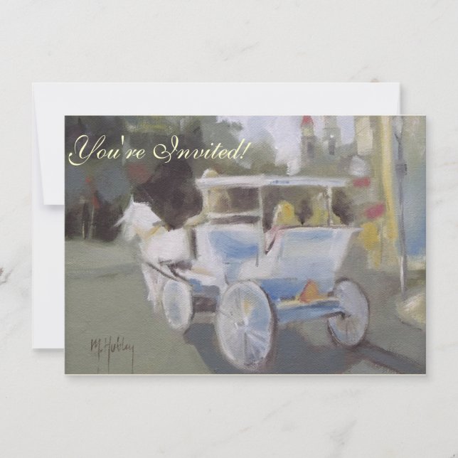 Carriage Ride Sightseeing Invitation (Front)