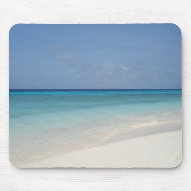Carribean Beach Crystal Clear Water Mousepad (Front)