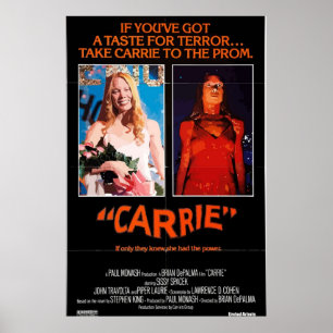 carrie 1976 poster