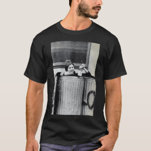 Carrie Fisher in a Trash Can T-Shirt