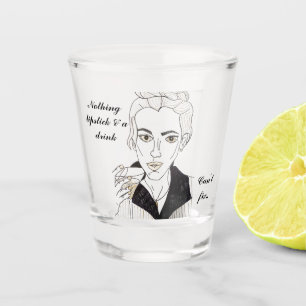 Carrie  shot glass