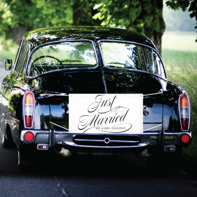 Carried Away Just Married Car Banner (Creator Uploaded)