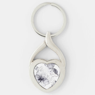 "Carried in Your Pocket, Held in My Heart" Key Ring