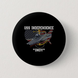 Carrier Uss Independence Cv-62 Cva-62 Veterans Day 6 Cm Round Badge