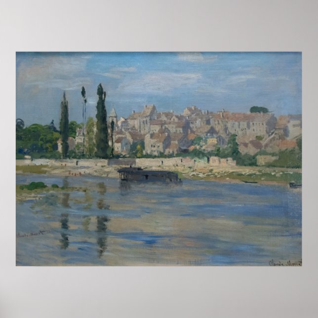 Carrières-Saint-Denis | Impressionist Landscape Poster (Front)