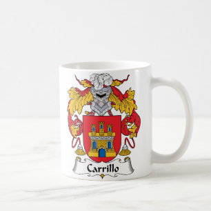 Carrillo Family Crest Coffee Mug