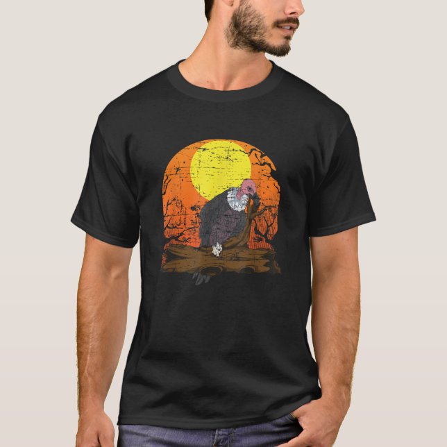 Carrion Vulture Scavenger Bird Animal Vulture  T-Shirt (Front)