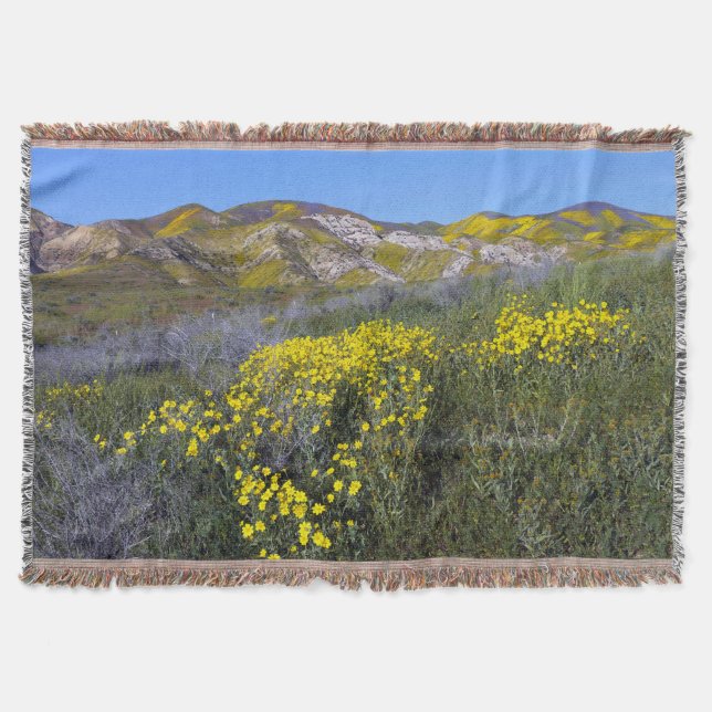 Carrizo Plain National Monument Throw Blanket (Front)