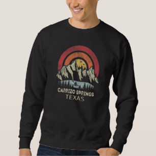 Carrizo Springs Texas Mountain Sunset Sunrise Kaya Sweatshirt